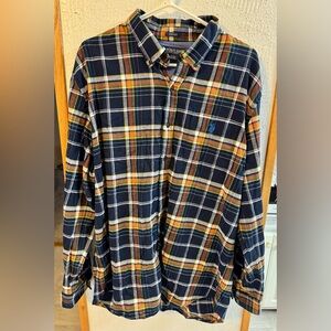 U.S. Polo Assn. Blue and Yellow Casual Button Down Shirt